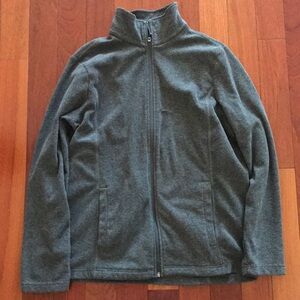 Gray Full-Zip Jacket